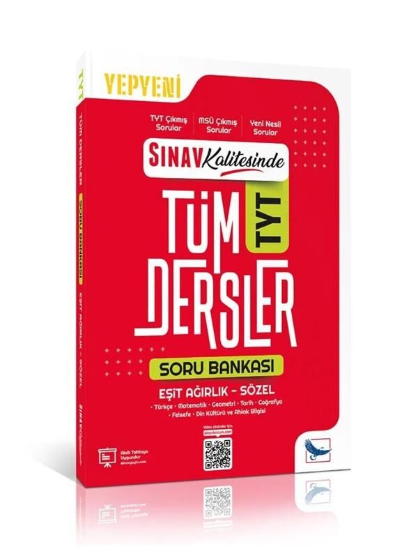 Sınav Yayınları TYT Eşit Ağırlık Sözel Tüm Dersler Soru Bankası Sınav Kalitesinde