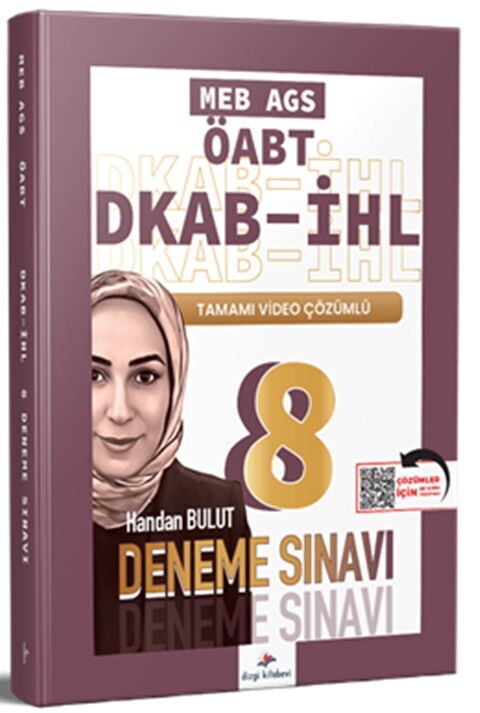 Dizgi Kitap 2026 MEB AGS ÖABT DKAB İHL Tamamı Video Çözümlü 8 Deneme Sınavı