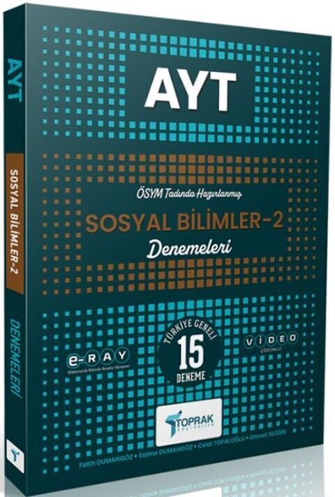 Toprak Yayıncılık AYT Sosyal Bilimler 2 Deneme