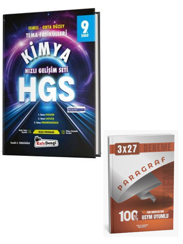 Kafadengi 2027 9. Sınıf Kimya HGS Tema Fasikülleri+ Anla Kazan Paragraf