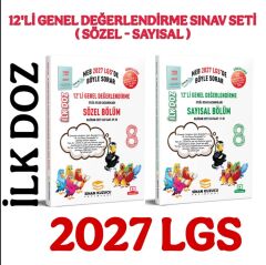 Sinan Kuzucu 2027 8. Sınıf İlk Doz 12`li Sayısal Sözel Genel Değerlendirme Sınavları