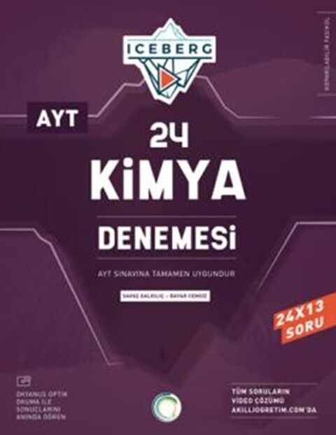 Okyanus Yayınları AYT Kimya 24 İceberg Denemesi