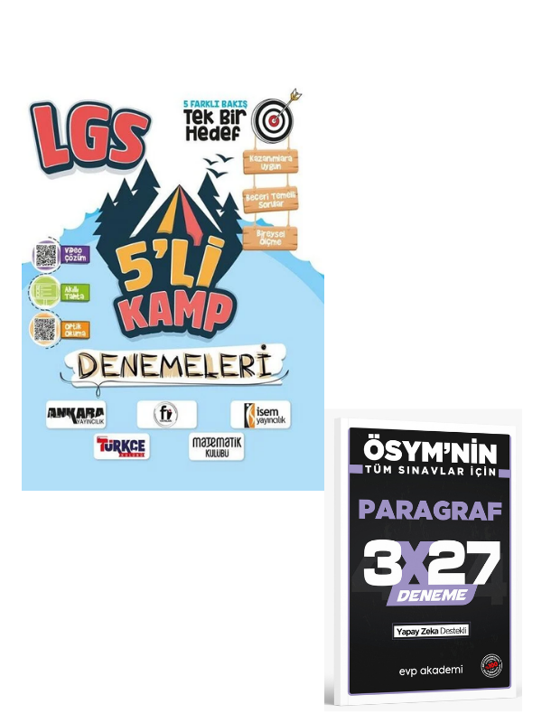 Ankara 2027 8. Sınıf LGS 5 li Kamp Denemeleri Çözümlü + Anla Kazan Paragraf