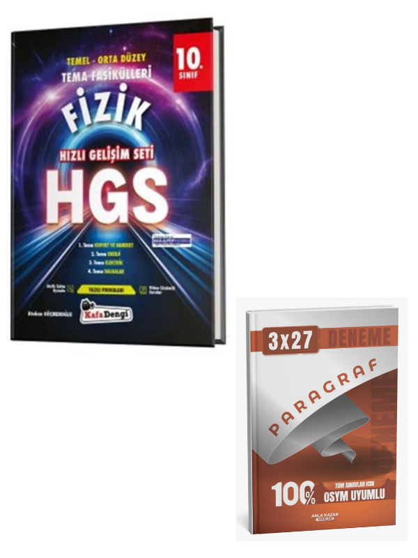 Kafadengi 2027 10. Sınıf Fizik HGS Tema Fasikülleri+ Anla Kazan Paragraf
