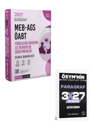 Pegem 2027 ÖABT MEB-AGS Psikolojik Danışma ve Rehberlik Soru Bankası Çözümlü+ Anla Kazan Paragraf