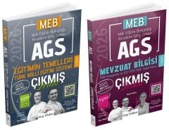 Dizgi Kitap 2026 MEB-AGS Eğitimin Temelleri + Mevzuat Bilgisi Çıkmış Sorular 2 li Set Dizgi Kitap