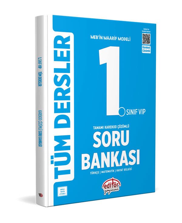 Editör Yayınları 1. Sınıf VİP Tüm Dersler Soru Bankası