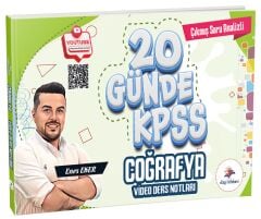 Dizgi Kitap 2026 KPSS 20 Günde Coğrafya Video Ders Notları - Enes Eker Dizgi Kitap