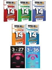 Yediiklim + Anla Kazan 2026 KPSS Lise Ortaöğretim Ön Lisans 70 Deneme 7 li Set