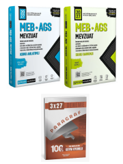 Pegem 2027 MEB-AGS Mevzuat Konu + Soru Bankası 2 li Set +Anla Kazan Paragraf