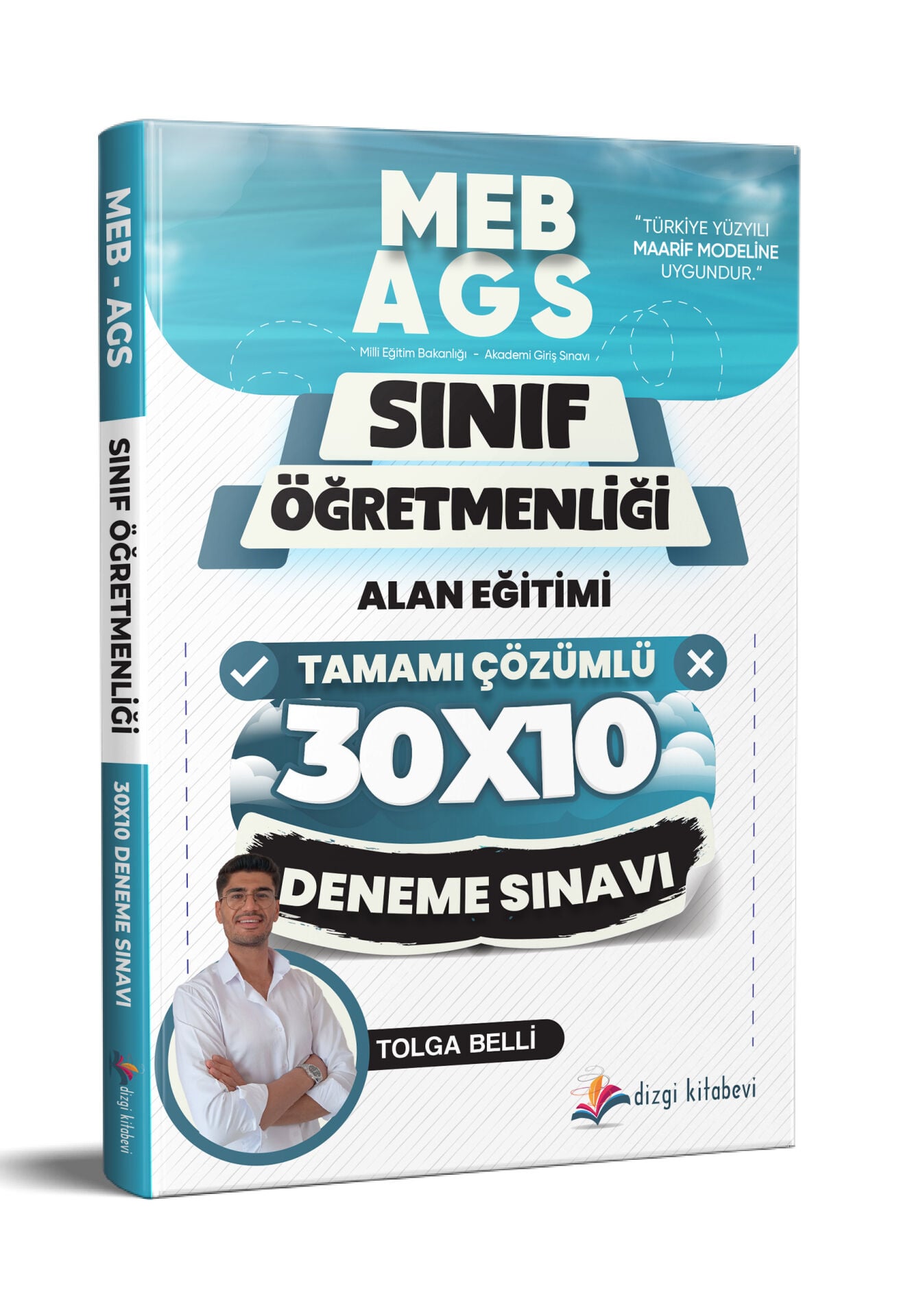 Dizgi Kitap 2026 MEB AGS ÖABT Sınıf Öğretmenliği Alan Eğitimi Tamamı Çözümlü 10 Deneme Sınavı