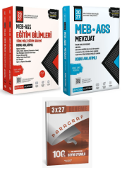 Pegem 2027 MEB-AGS Eğitim Bilimleri + Mevzuat Konu Anlatımlı 2 li Set+ Anla Kazan Paragraf