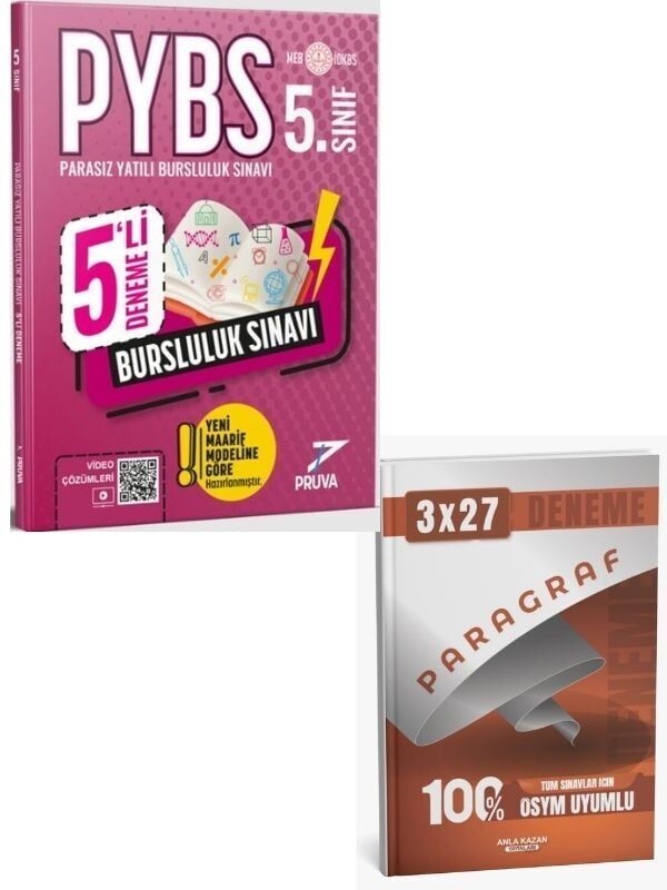 Pruva 2027 5. Sınıf 5 li Bursluluk Denemeleri+ Anla Kazan Paragraf