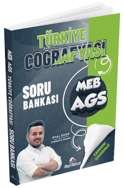 Dizgi Kitap 2026 MEB-AGS Türkiye Coğrafyası Soru Bankası Çözümlü - Enes Eker Dizgi Kitap