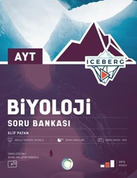Okyanus Yayınları AYT Biyoloji Iceberg Soru Bankası