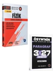 ENS 2027 AYT Fizik Destek Soru Bankası+ EVP Akademi Paragraf