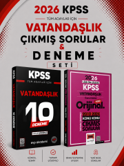 Yargı 2026 KPSS Vatandaşlık Çıkmış Sorular & KPSS Vatandaşlık 10 Deneme EVP Akademi Seti