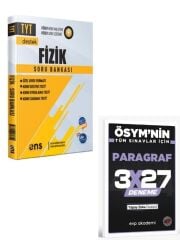 ENS 2027 TYT Fizik Soru Bankası+ EVP Akademi Paragraf