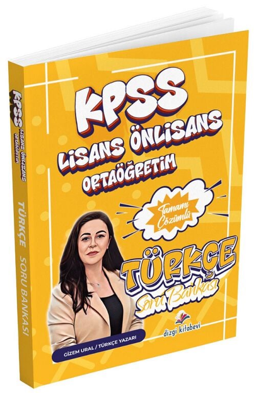 Dizgi Kitap 2026 KPSS Lisans Lise Ortaöğretim Ön Lisans Türkçe Soru Bankası Çözümlü - Gizem Ural Dizgi Kitap Yayınları