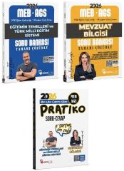 YENİ AGS - Hoca Kafası 2026 MEB-AGS Eğitimin Temelleri + Eğitim Bilimleri + Mevzuat Bilgisi Soru Bankası + Pratiko Soru Cevap 4 lü Set- Ömer Ekici, Esra Özkan Karaoğlu Hoca Kafası Yayınları