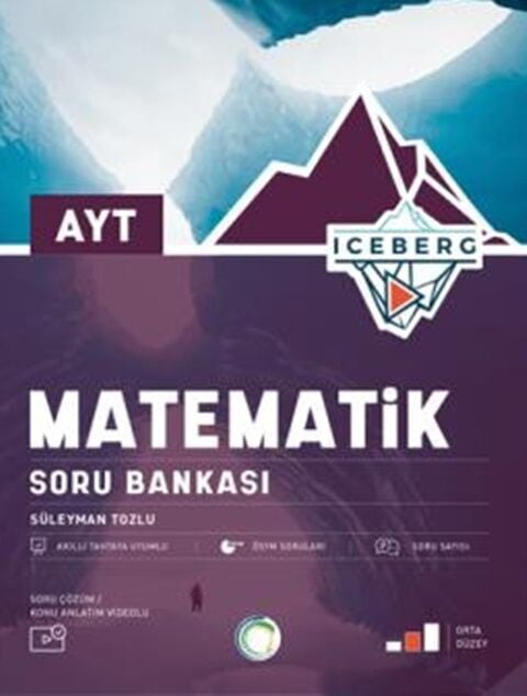 Okyanus Yayınları AYT Matematik Iceberg Soru Bankası