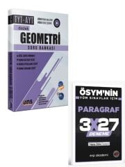 ENS 2027 TYT AYT Geometri Destek Soru Bankası+ EVP Akademi Paragraf