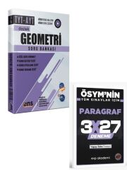ENS 2027 TYT AYT Geometri Destek Soru Bankası+ EVP Akademi Paragraf