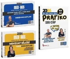 YENİ AGS - Hoca Kafası 2026 MEB-AGS Eğitimin Temelleri + Eğitim Bilimleri + Mevzuat Bilgisi Video Ders Notları + Pratiko Soru Cevap 4 lü Set- Ömer Ekici, Esra Özkan Karaoğlu Hoca Kafası Yayınları