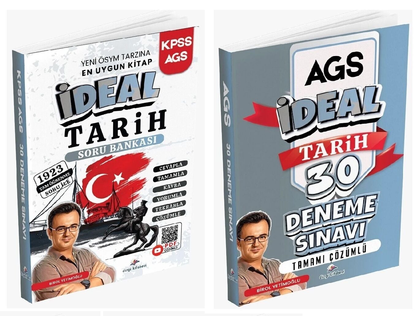 Dizgi Kitap 2026 MEB-AGS İdeal Tarih Soru Bankası + 30 Deneme 2 li Set - Birol Yetimoğlu Dizgi Kitap Yayınları
