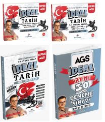 Dizgi Kitap 2026 MEB-AGS İdeal Tarih Konu Anlatımı + Soru Bankası + 30 Deneme 4 lü Set - Birol Yetimoğlu Dizgi Kitap Yayınları