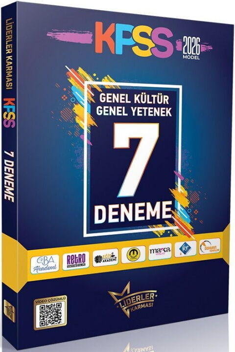 Liderler Karması 2026 KPSS Genel Kültür Genel Yetenek 7 Deneme
