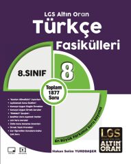Palme 8. Sınıf LGS Türkçe Altın Oran Fasikülleri Palme Yayınları