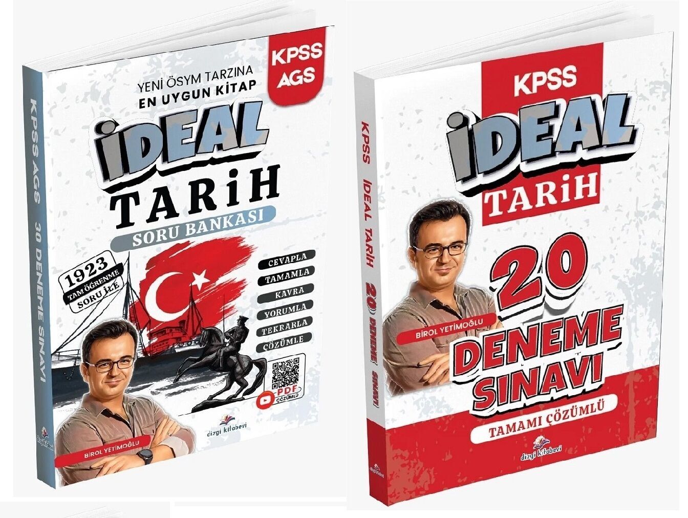 Dizgi Kitap 2026 KPSS İdeal Tarih Soru Bankası + 20 Deneme 2 li Set - Birol Yetimoğlu Dizgi Kitap Yayınları