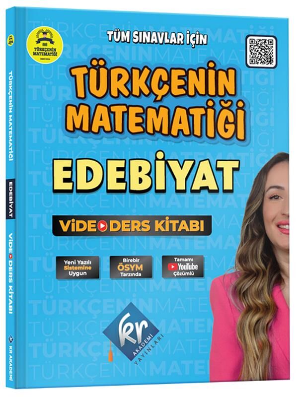 KR Akademi Gamze Hoca Türkçenin Matematiği Tüm Sınavlar İçin Edebiyat Video Ders Kitabı