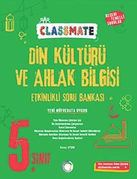 Okyanus Yayınları 5. Sınıf Classmate Din Kültürü Ve Ahlak Bilgisi Etkinlikli Soru Bankası