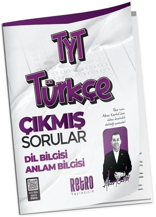 Retro YKS TYT Türkçe Çıkmış Sorular Konu Konu Çözümlü - Aker Kartal Retro Yayıncılık