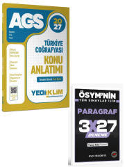 Yediiklim 2027 MEB AGS Türkiye Coğrafyası Konu Anlatımı+ EVP Akademi Paragraf