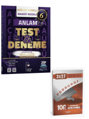 Edebiyat Sokağı 2027 6. Sınıf Anlam Bilgisi Maarif Modeli Kolay Seviye Test ve Deneme+ Anla Kazan Paragraf