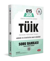 Data 2025 GYS Türkiye İstatistik Kurumu TÜİK Müdür ve İstatistik Grup Müdürü Soru Bankası Data