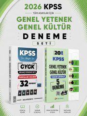Dizgi Kitap 2026 KPSS Türkiye Geneli 5 Deneme & EVP Akademi KPSS Tüm Dersler 32 Deneme Seti