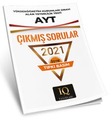 IQ Yayınları YKS AYT 2021 Çıkmış Sorular Tıpkı Basım IQ Yayınları