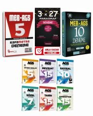 Pegem + Hoca Kafası 2025 MEB AGS 10+5 Deneme Ve Marka AGS Branş Deneme Seti +Kitapanka Paragraf