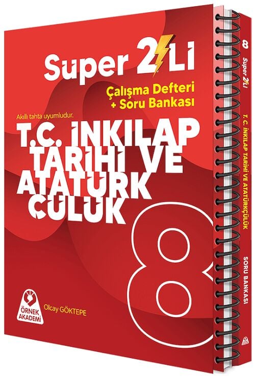 Örnek Akademi 8. Sınıf TC İnkılap Tarihi ve Atatürkçülük Süper İkili Çalışma Fasikülleri Seti Örnek Akademi
