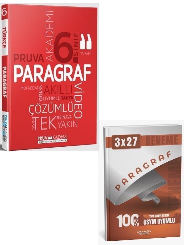 Pruva 2027 6. Sınıf Paragraf Soru Bankası+ Anla Kazan Paragraf