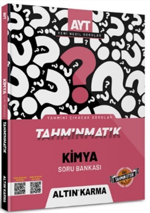 Altın Karma Yayınları AYT Kimya Tahminmatik Soru Bankası