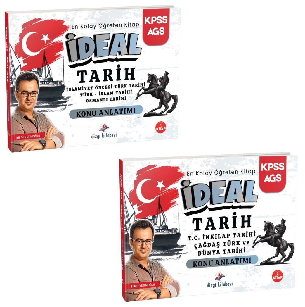 Dizgi Kitap 2026 KPSS MEB-AGS İdeal Tarih Konu Anlatımı Set - Birol Yetimoğlu Dizgi Kitap Yayınları