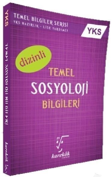 Karekök Yayınları AYT Temel Sosyoloji Bilgileri