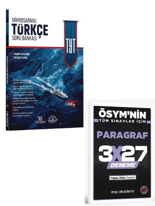 Edebiyat Denizi 2027 TYT Türkçe Soru Bankası+ EVP Akademi Paragraf