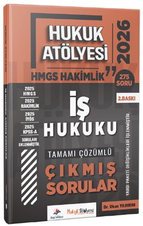 Dizgi Kitap 2026 Hukuk Atölyesi HMGS Hakimlik İş Hukuku Çıkmış Sorular