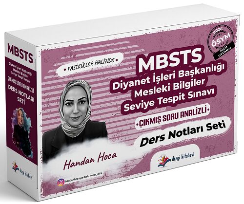 Dizgi Kitap MBSTS Ders Notları Seti 12 Fasikül - Handan Bulut Hoca Dizgi Kitap